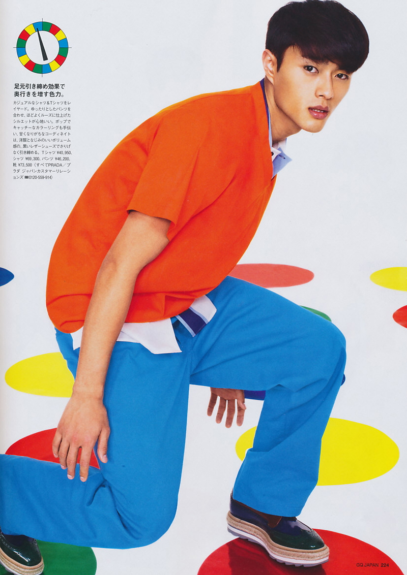 Alexandre Cunha, Sebastian Brice, Stephan Haurholm, Tom Rueger & Zhao Lei by Sergi Pons for GQ Japan May 2011