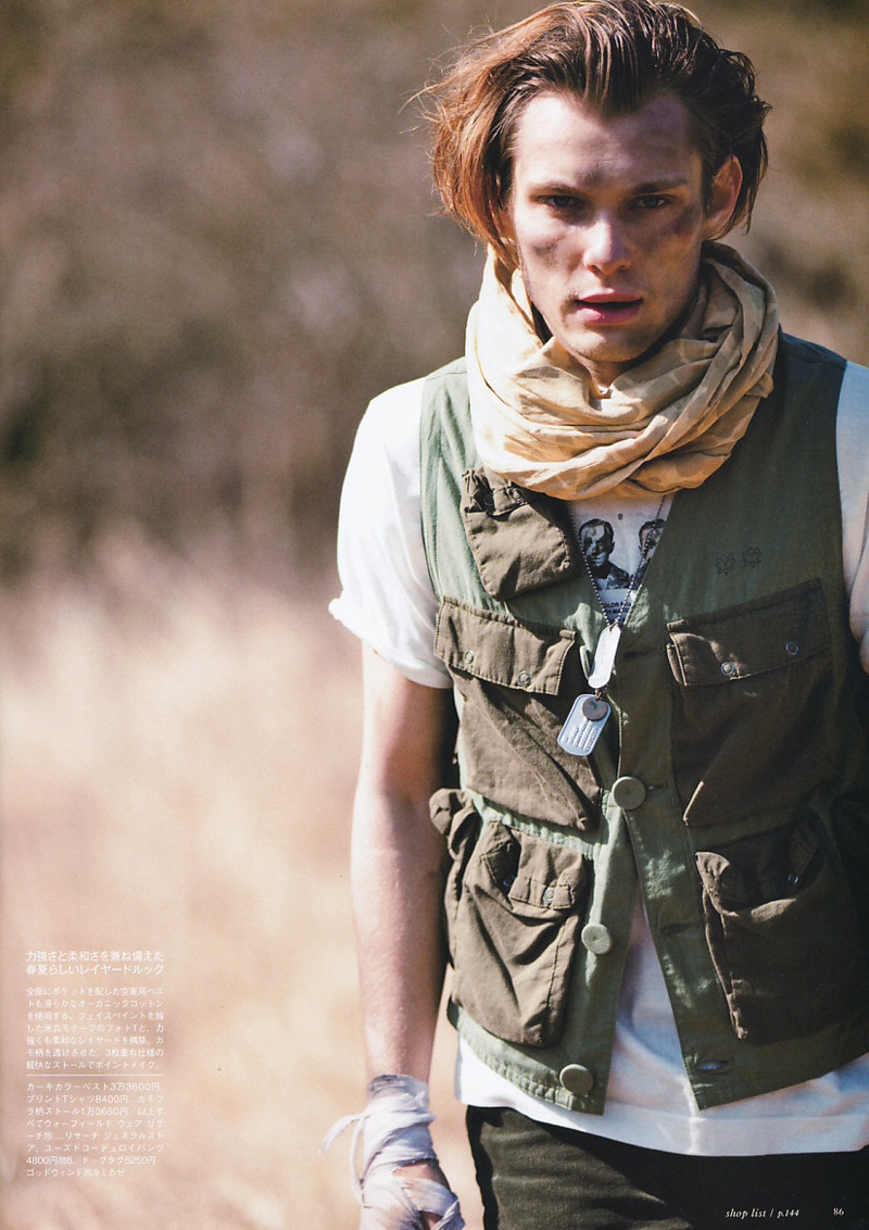 Stas Svetlichnyy by Hiroshi Manaka for Men’s Jorker Blue