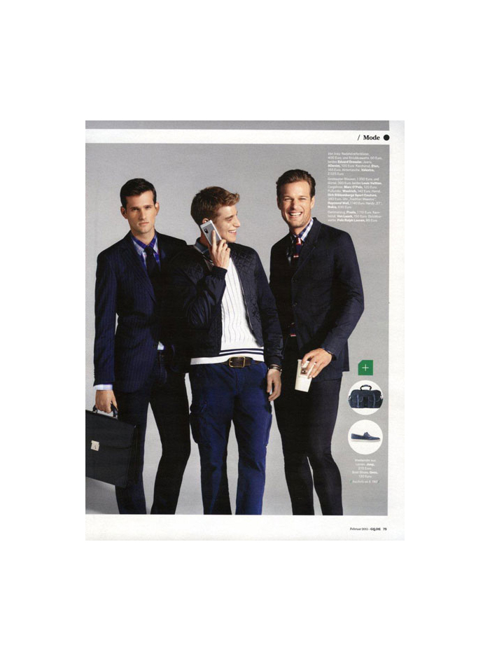 Doug Pickett, Roger Frampton & Terron Wood by Greg Delves for GQ Germany