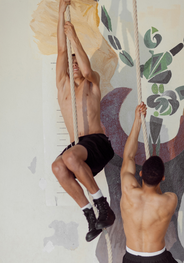 Friedrich Schaller, Raphael Rother & Jonas Hofmann Hit the Gym for Radius.Magazine