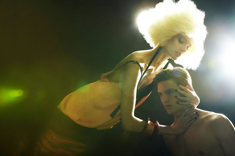 Jules Hamilton & Adam Miller by David Byun for W Korea