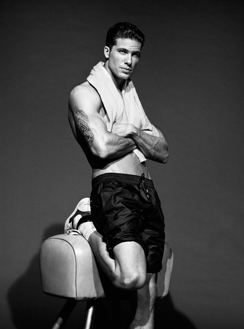 Adam Senn by Sergi Pons for Glamour Magazine