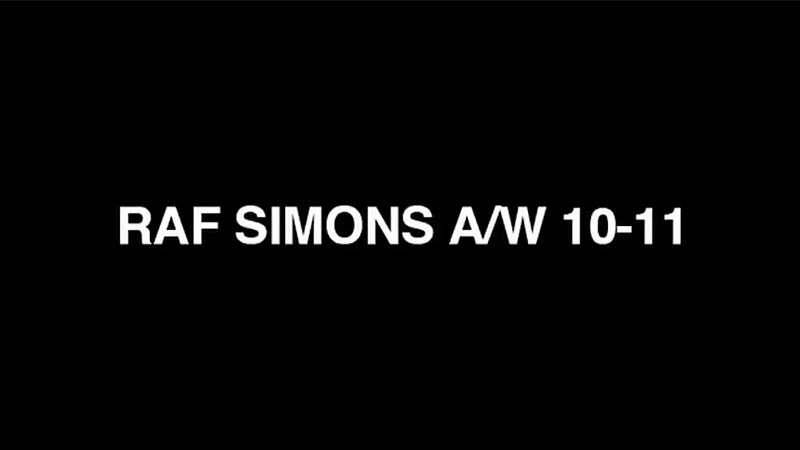Raf Simons Fall 2010 Campaign | Aiden Andrews by Willy Vanderperre