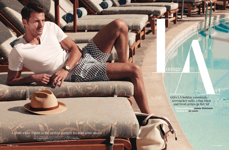 Alex Lundqvist takes to the City of Angels in Great Style for British GQ