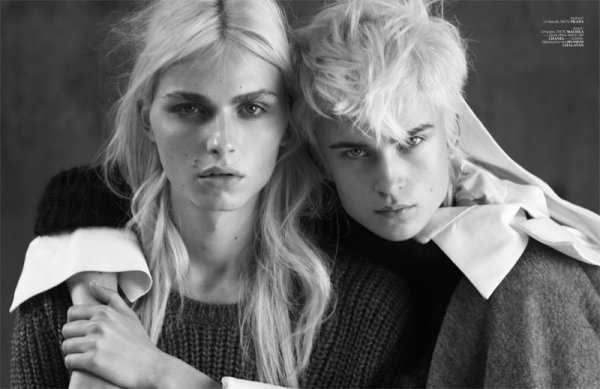 Andrej Pejic by Matthew Brookes for Vogue Turkey November 2010