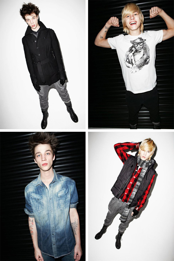 Ash Stymest & Luke Worrall by Magnus Unnar for Fullcircle Fall 2010