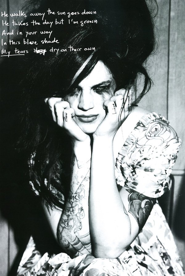 Ash Stymest by Ellen von Unwerth as Amy Winehouse for Candy Magazine
