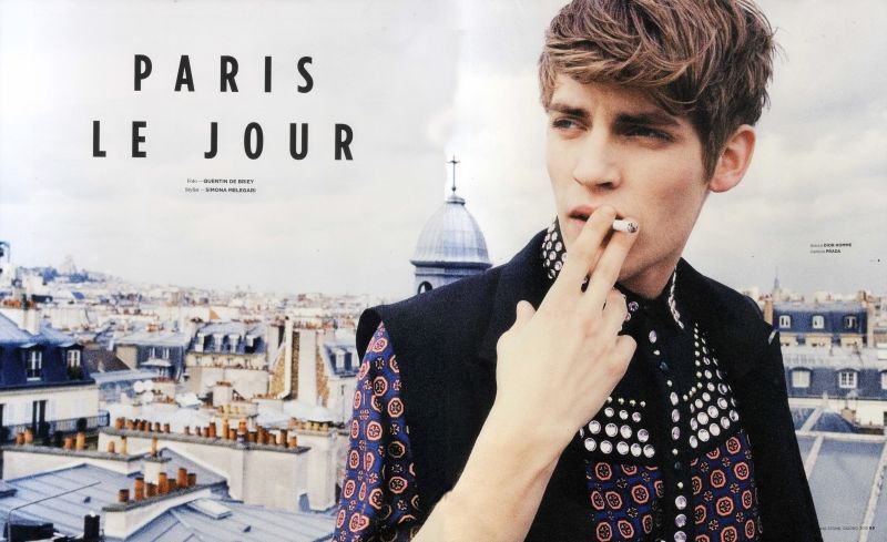 Baptiste Radufe Graces the Pages of Italian Rolling Stone