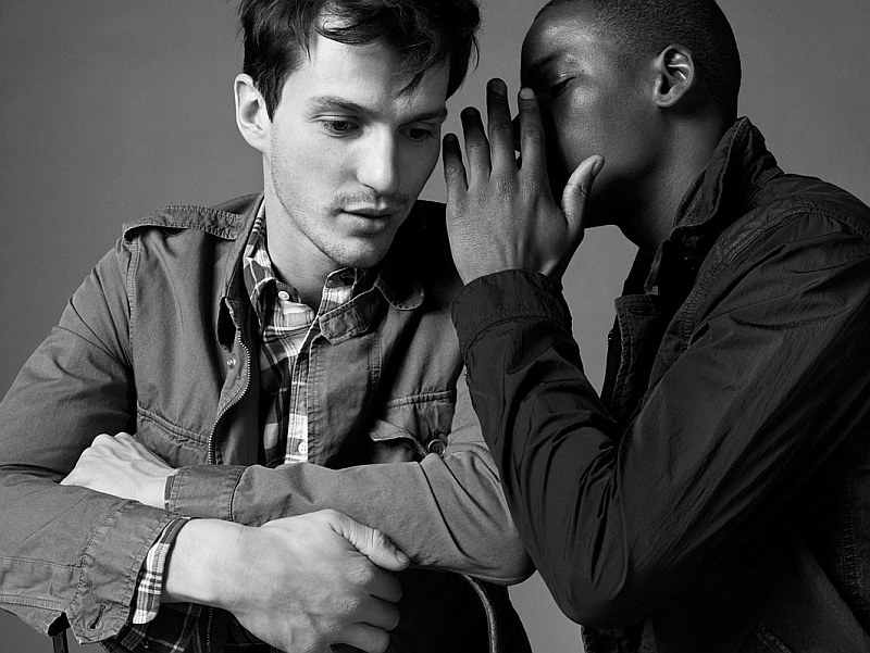 David Agbodji, Dylan Garner & Vincent LaCrocq by Paul Wetherell for Barneys