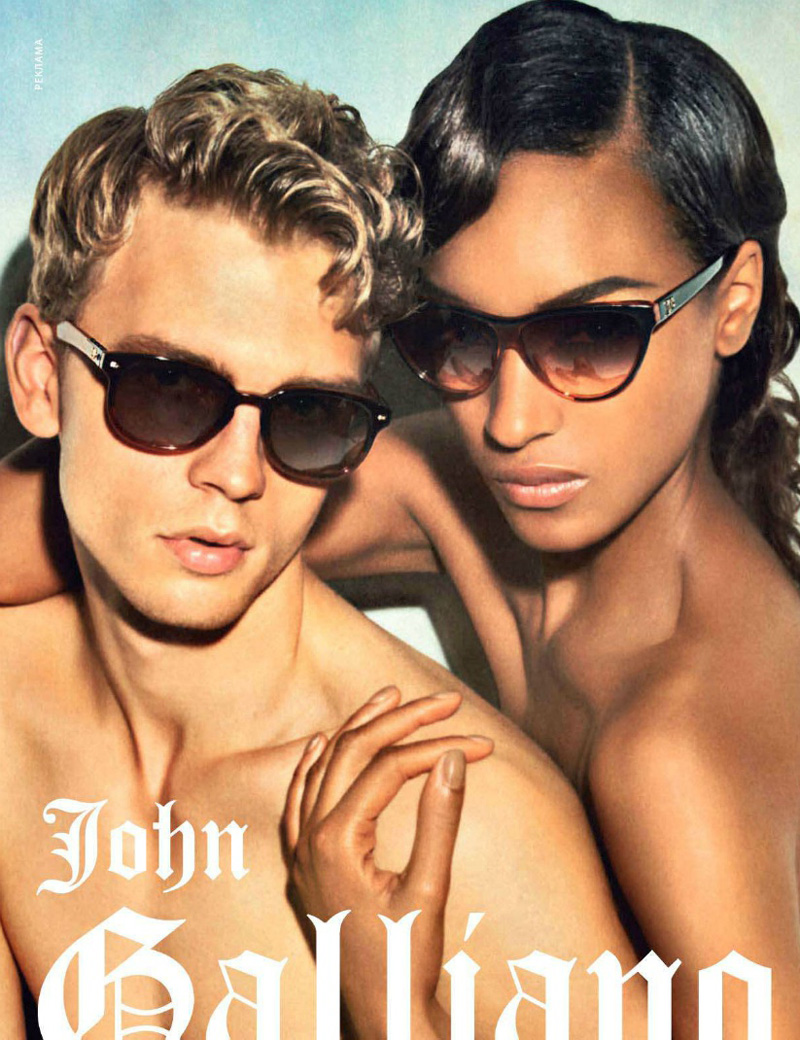 Benjamin Eidem Strikes a Pose for John Galliano Spring/Summer 2012 Eyewear Campaign