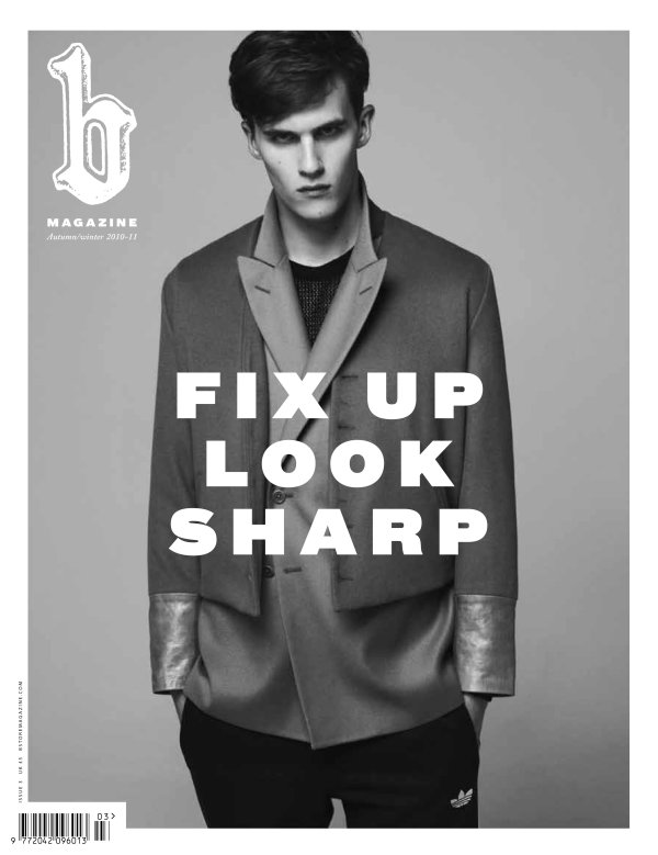Luka Badnjar by Laurence Ellis for b Magazine Fall 2010 Cover