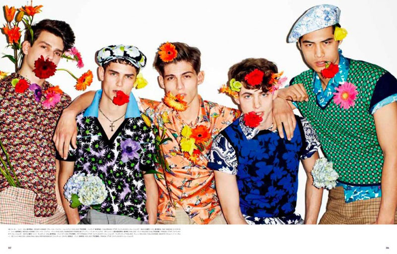 Boys Town by Terry Richardson for Vogue Hommes Japan