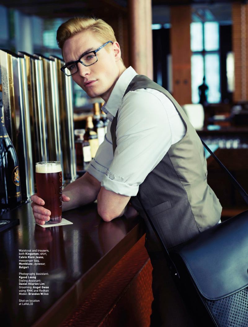 Brandon Wilson by Justin Jonah Ng for August Man