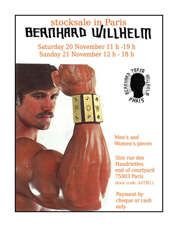 Bernhard Willhelm Stocksale