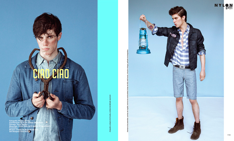 Sebastian Sauvé, Fernando Cabral & Dae Na Star in United Colors of Benetton Fall/Winter 2012 Campaign