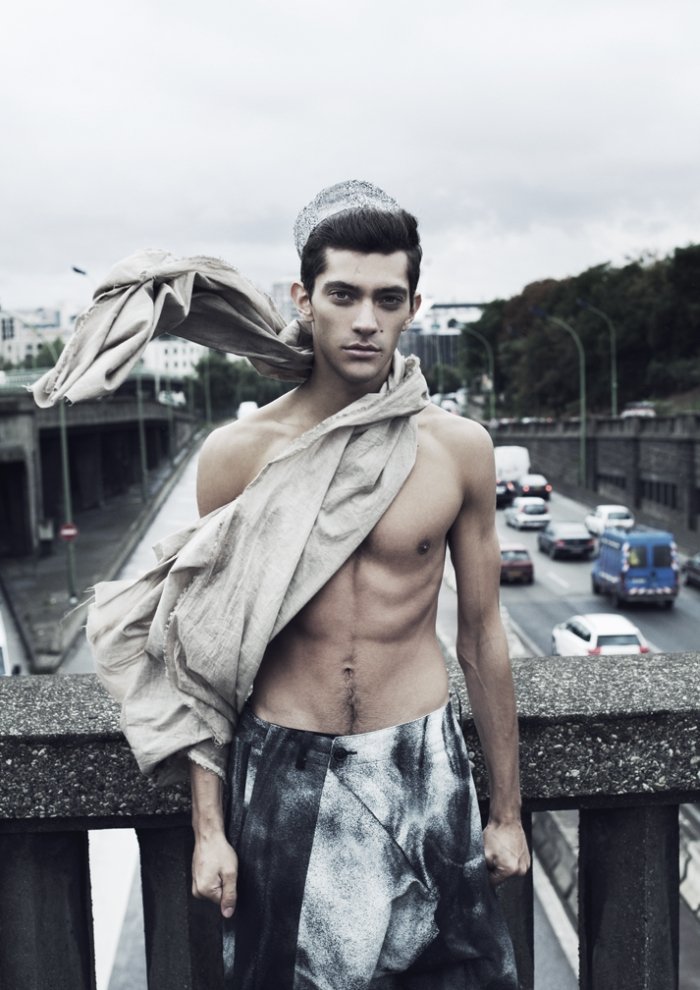 Brett Poulhalec, Stanislas Boulain & Samir Boitard by Misha Taylor in Damir Doma for Husk Magazine