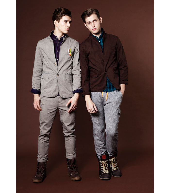 Daniel Hamaj & William Gajanw by Greg Vaughan for Gilbert + Lewis Fall/Winter 2012
