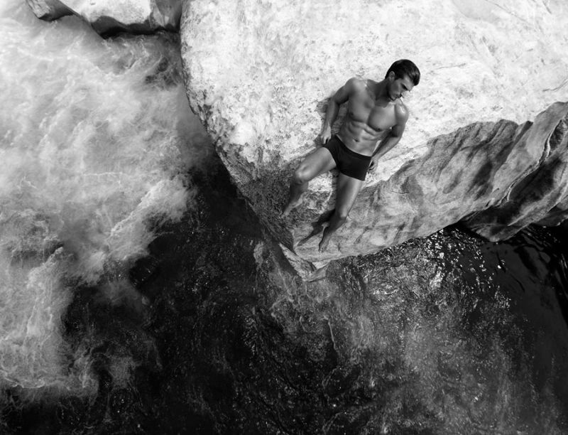 Sandro Bäbler Shoots Davide Garutti in Verzasca Valley