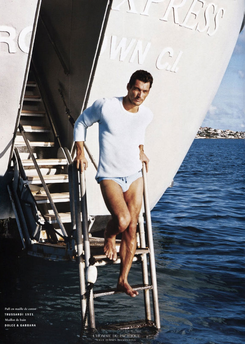 David Gandy by Jack Pierson for Vogue Hommes International