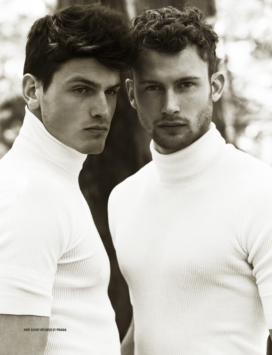 Sebastian Lund & Sacha Legrand Seduce in Dolce & Gabbana for Dsection