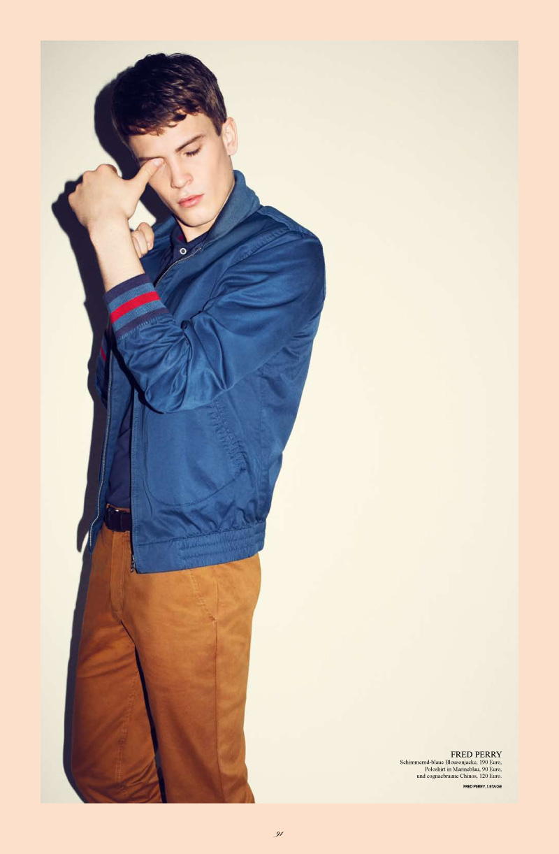 William Eustace by Markus Pritzi for KaDeWe Magazine
