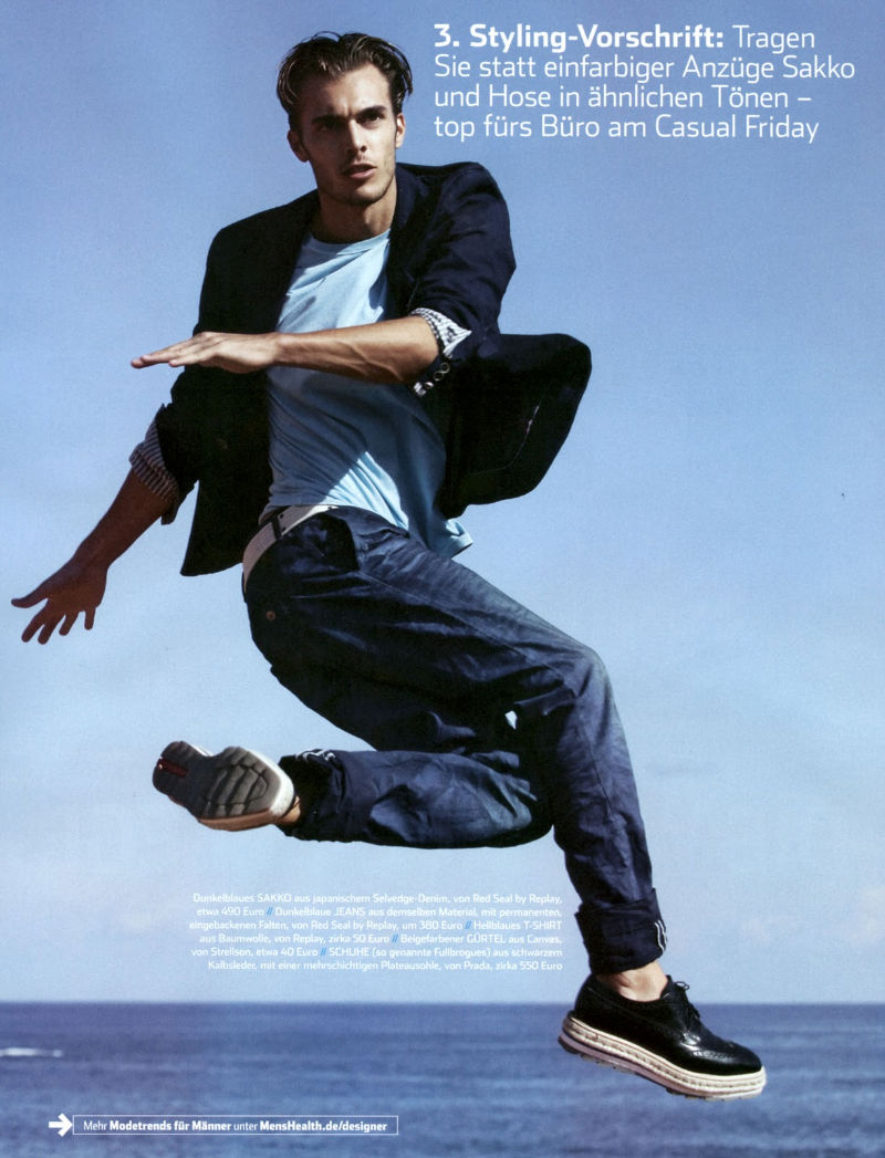 Federico Cola by Sven Baenziger for Men’s Health Germany