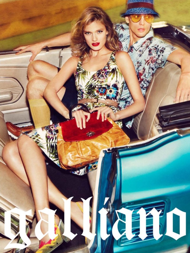 Benjamin Eidem by Sebastian Kim for Galliano Spring/Summer 2012 Campaign