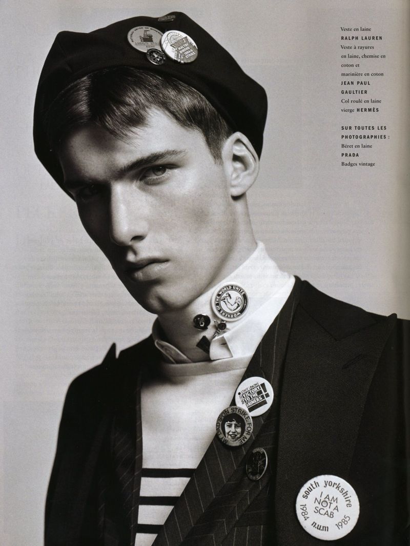 Johnny George by Alasdair McLellan for Vogue Hommes International