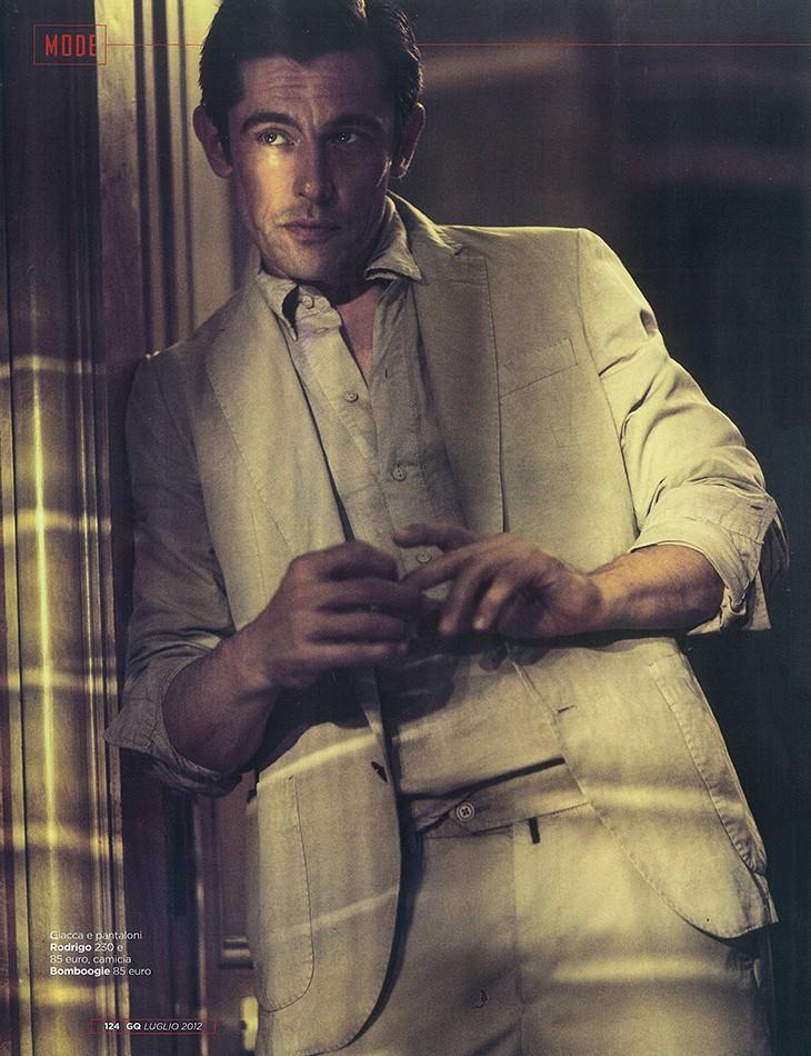 Werner Schreyer Wears Neutral Shades for GQ Italia’s July 2012 Issue