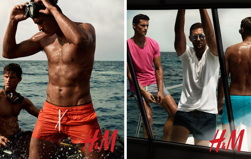 Garrett Neff, RJ Rogenski & Tyson Ballou by Mikael Jansson for H&M “Season of Sun” Campaign