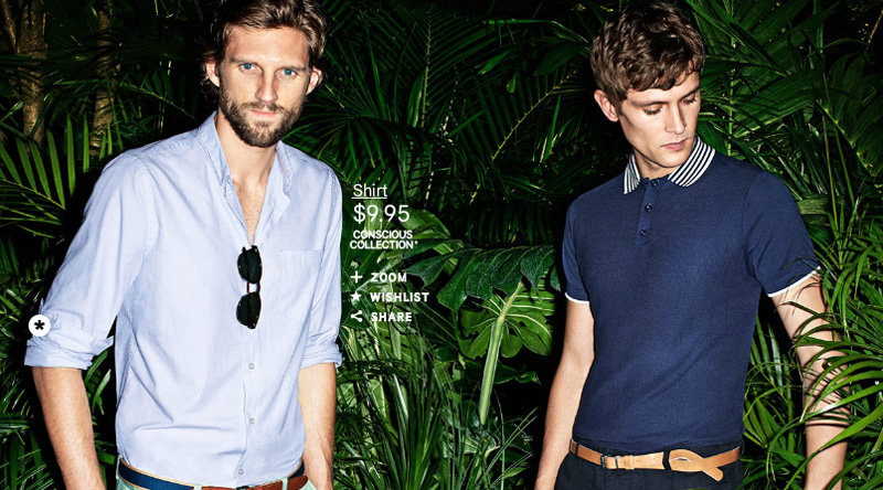 Mathias Lauridsen & RJ Rogenski for H&M Conscious Collection 2012