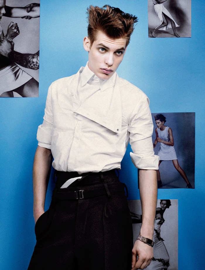 Baptiste Radufe & John Hein Embody Modern Style for Interview Magazine by Craig McDean