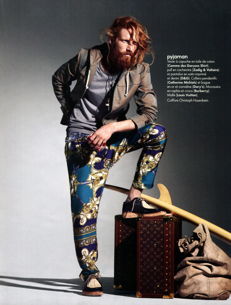 Johnny Harrington by Nicolas Valois for Elle France
