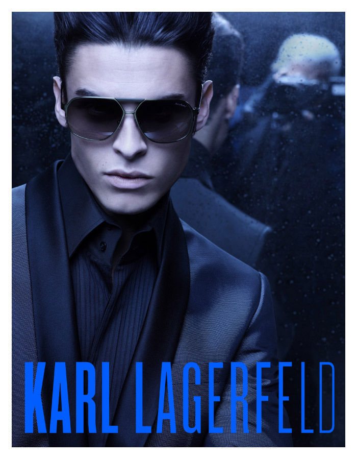 Baptiste Giabiconi for Karl Lagerfeld Spring 2011 Eyewear Campaign
