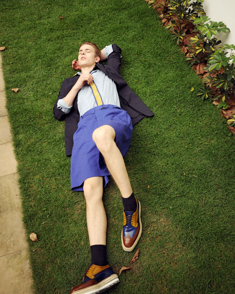 Kirill Vasilev by Ivanho Harlim & Shysilia Novita in Prada for Designare Homme March 2011