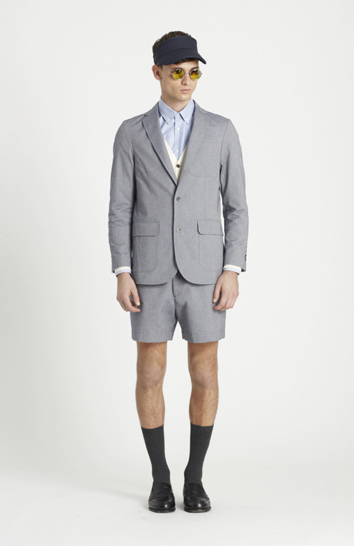 Bastien Grimal Models a Sporty Spring/Summer 2013 Collection from Maison Kitsuné