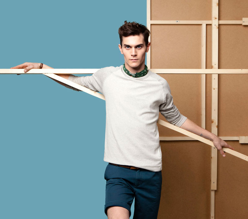 Vincent LaCrocq by Ignacio Lozano for Pull & Bear Spring 2012 Heritage Collection