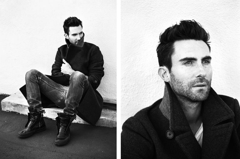 Adam Levine by Matthew Kristall for InStyle