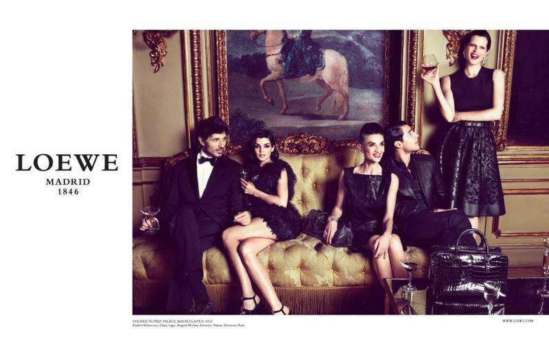 Andres Velencoso Segura & Antonio Navas are in the Party Spirit for Loewe Fall/Winter 2012 Campaign