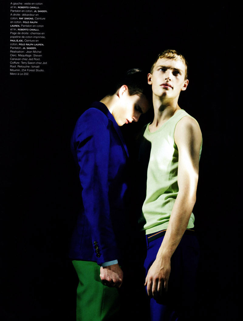 Luka Badnjar & Victor Nylander by Pierre Debusschere for Numéro Homme
