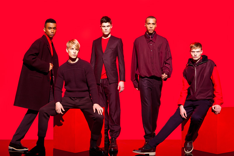Alex Wolf, CJ Hancock, Lorenzo Vargas, Robbie Morimoto & Thor Bulow by Eli Schmidt for WWD