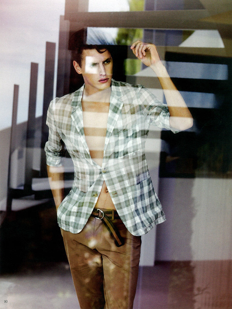 Mathias Bergh by Serge Leblon for Hermés Spring 2011