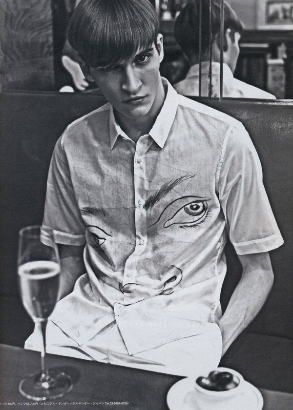 Matvey Lykov by Junji Hata for Sotokoto February 2010 | Jil Sander Spring 2010