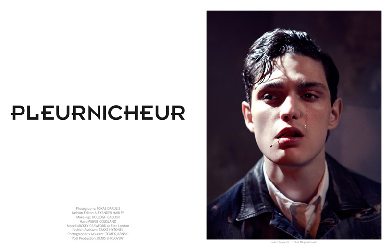 Mickey Crawford is a ‘Crybaby’ by Rokas Darulis for L’Autre Magazine