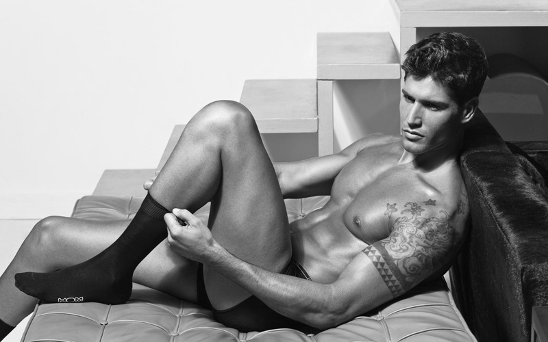 Miguel Iglesias Strips Down for HOM Underwear Spring/Summer 2012