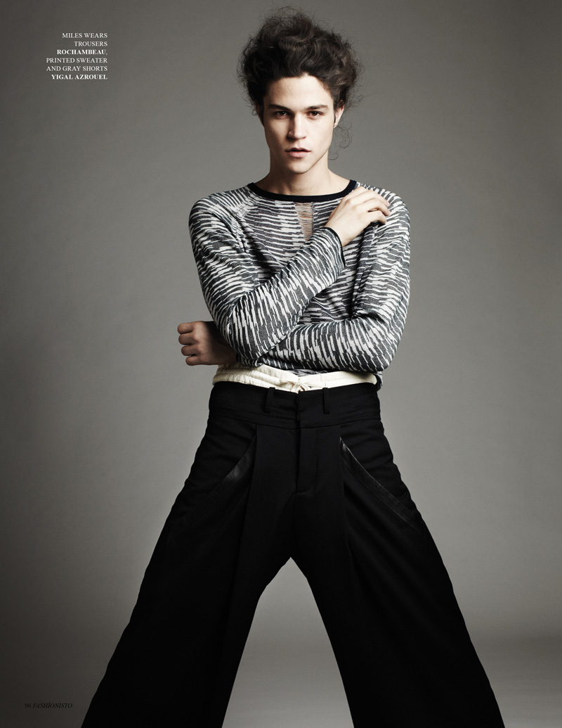Miles McMillan & Richie Cotterell by Angela Hau for Fashionisto Spring 2012