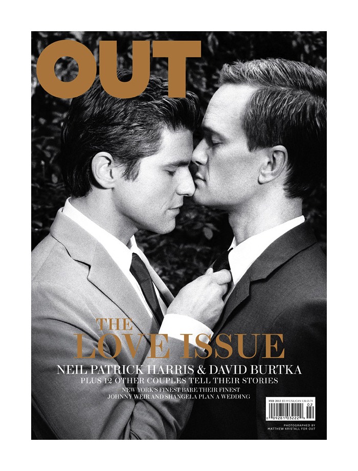 Neil Patrick Harris & David Burtka by Matthew Kristall for Out Magazine
