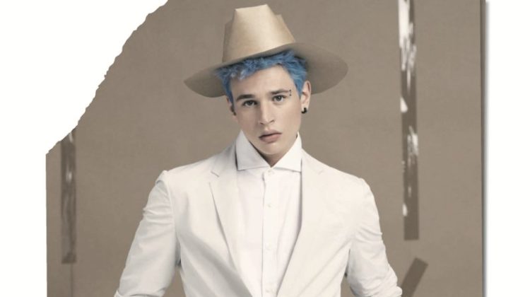 Nick Sports Blue Hair, All White & Paper Accessories