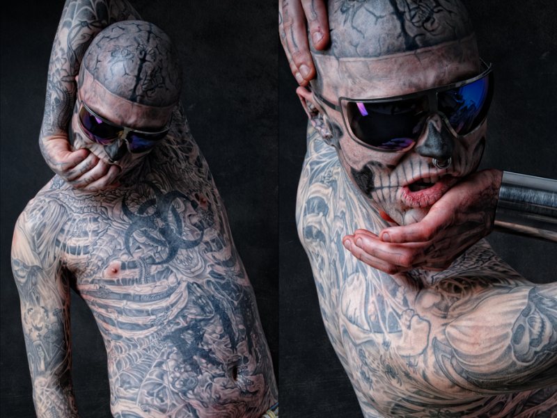 Rick Genest by Bartek Sejwa in This Is Not My Statement