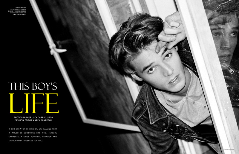 Robbie Wadge by Lucy Carr-Ellison for Fashionisto Winter/Spring 2012